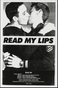 GranFury Read My Lips Kiss-In NYC 1988