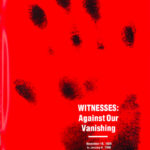 "Witnesses: Against Our Vanishing" exhibition Catalogue. New York: Artists Space, 1989.