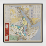 Untitled (Falling Man and Map of USA) 1982