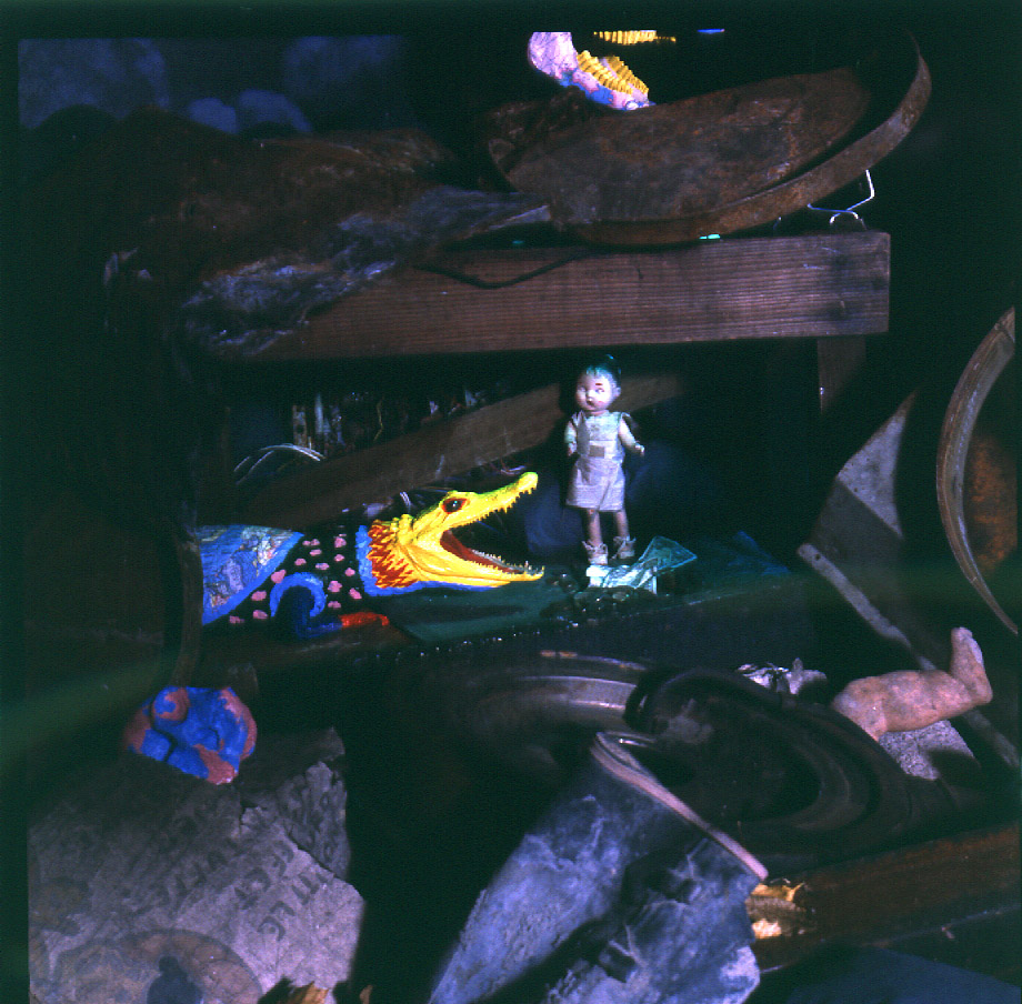 Untitled (Burning Boy Installation) 1985