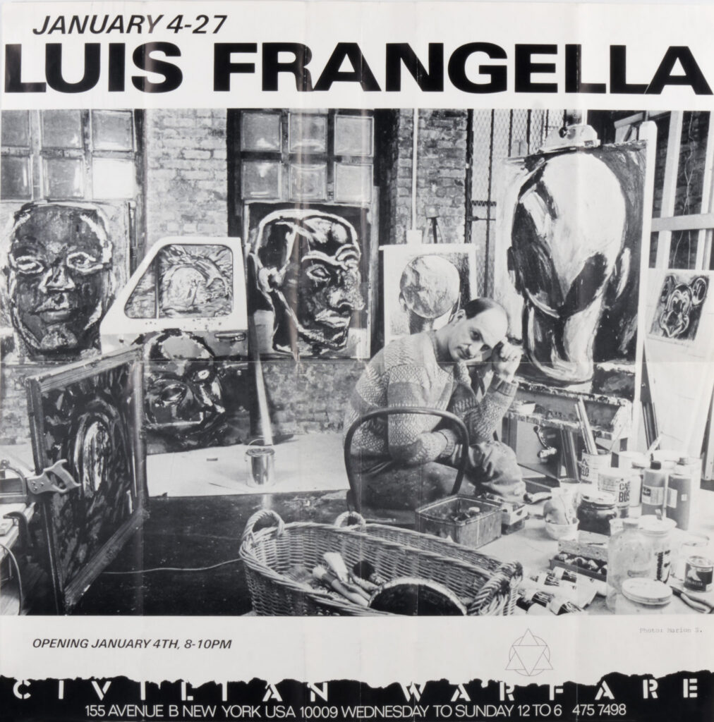 Luis Frangella, Civilian Warfare, Poster, 1985