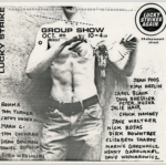 Invitation for Lucky Strike group show October 25, 1982.