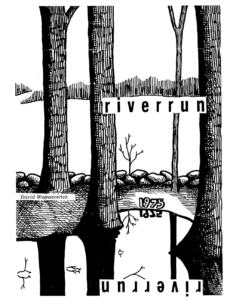 Cover of Brooklyn College literary magazine, riverrun, 1975