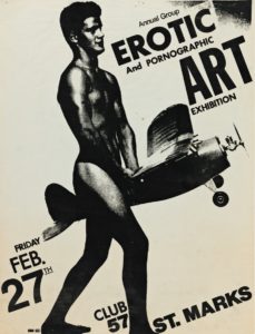 1980 Erotic Art Club 47 poster