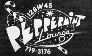 Peppermint Lounge Logo, 1980