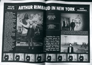 SoHo News featuring Arthur Rimbaud in New York photographs by David Wojnarowicz, June 18, 1980