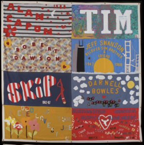 AIDS Memorial Quilt panel 1987