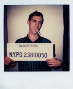 Photographer unknown, David Wojnarowicz Mugshot from Danceteria Raid, 1980. Courtesy David Wojnarowicz Papers, the Downtown Collection at the Fales Library & Special Collections at New York University