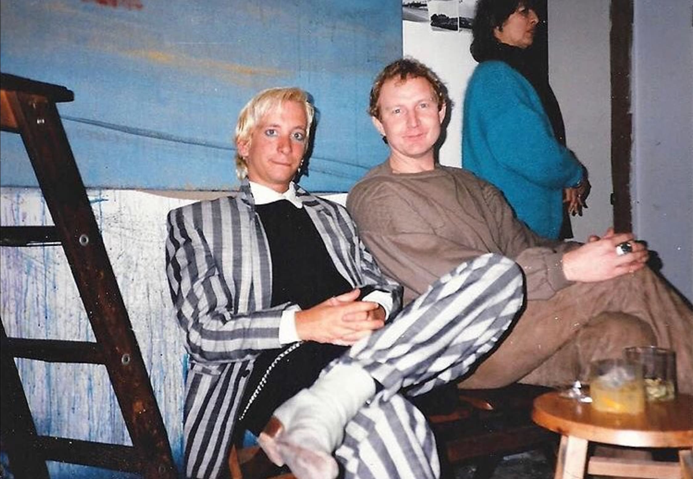 Dan Savard and Alan Barrows circa 1985