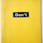 "Don't" script by Jim (Anado) McLauchlin, 1977