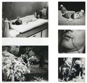 Silence Through Economics, 1988-89. Five gelatin silver prints, 32 1/2 x 31 7/16 inches overall