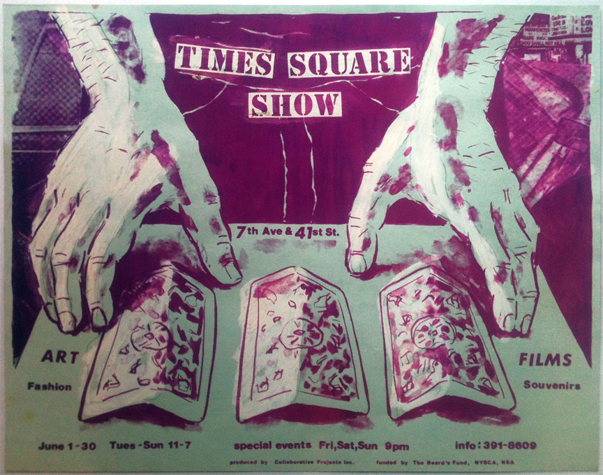 Times Square Show Poster June 1-30, 1980