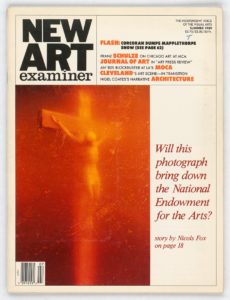 Summer 1989 issue of New Art Examiner magazine with feature story on Andres Serrano controversy
