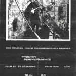 Poetry Perfoormance Club 57, 1981