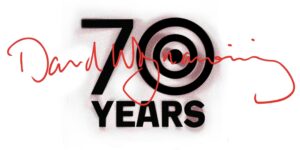 David Wojnarowicz 70 Years logo