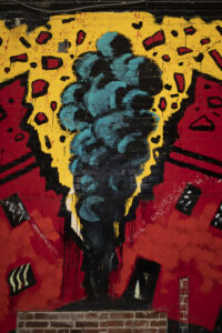 David Wojnarowicz, "The Missing Children Show" Mural, 1985. Mixed media. Photographer: Mindy Best. Copyright Estate of David Wojnarowicz. Courtesy of the Estate of David Wojnarowicz and P·P·O·W, New York.